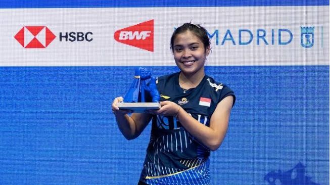 Gregoria Mariska Tunjung, juara Spain Masters 2023 sektor tunggal putri (instagram.com/badminton.ina)