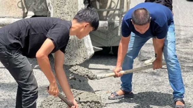 Ruko Dilempar Palu, Bambang Ngaku Tak Ada Niatan Politik Perbaiki Jalan Rusak Pekanbaru