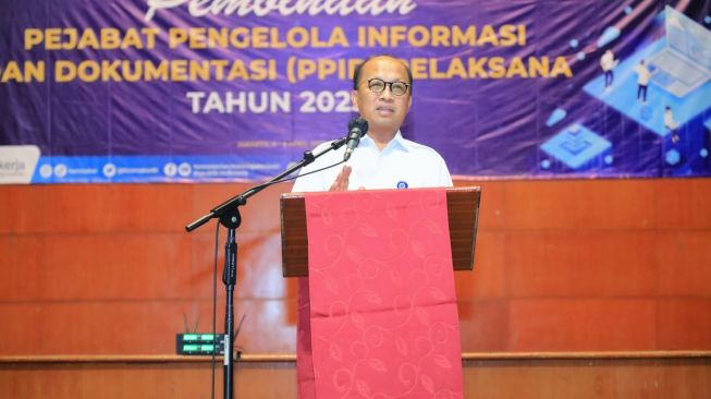 Sekjen Kemnaker: Keterbukaan Informasi Publik Merupakan Hak Setiap Warga Negara Indonesia