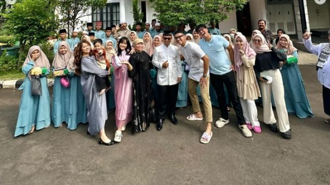 Momen Gala Sky Bertemu Ansori (Instagram/@dewizuhriati)