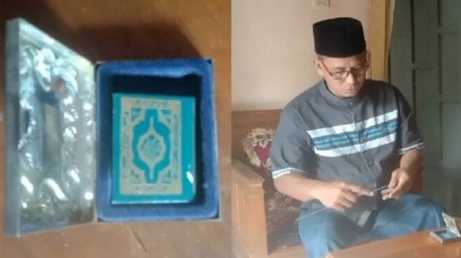 Tak Tergoda Tawaran Uang Puluhan Juta, Warga Pangandaran Ini Ogah Jual Al-Qur'an Unik Peninggalan Sesepuhnya