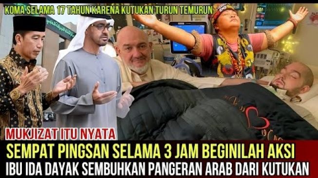 CEK FAKTA: Heboh Aksi Ida Dayak Sembuhkan Pangeran Arab yang Koma 17 Tahun, Benarkah?