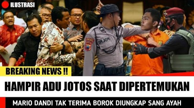 CEK FAKTA: Emosi Borok Diumbar, Mario Dandy Nyaris Adu Jotos dengan Rafael Alun, Benarkah?