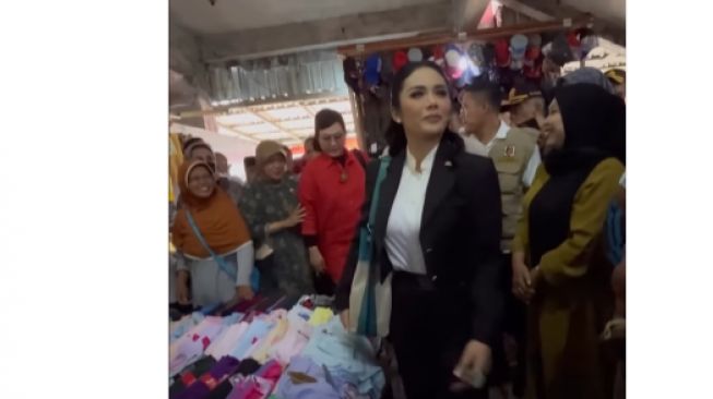 Blusukan ke Pasar, Krisdayanti Tenteng Tas Hermes Rp71 Juta Limited Edition, Begini Penampakannya!