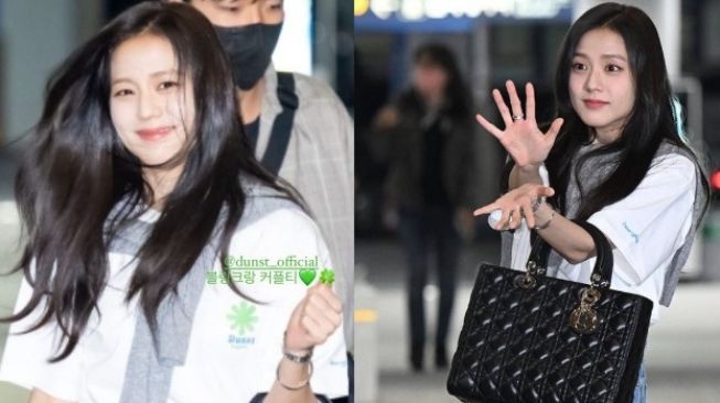 Jisoo Kenakan Baju Kembar Bareng Fans, Perhatiannya Disorot