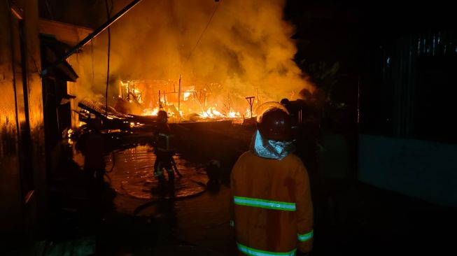 Empat Unit Rumah Warga Kota Lintang Aceh Tamiang Ludes Terbakar