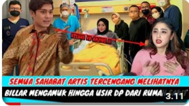 Cek Fakta: Rizky Billar Usir Dewi Perssik Saat Jenguk Lesti Kejora di Rumah Sakit