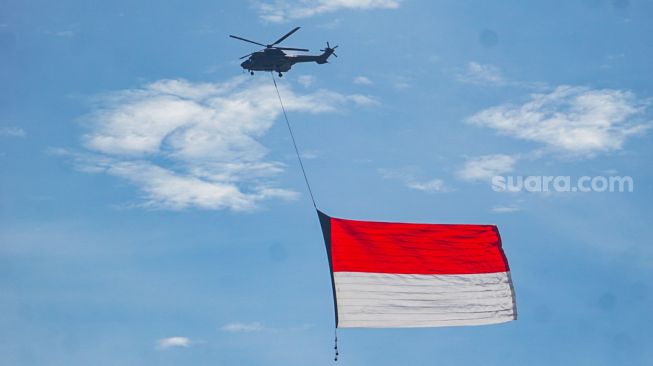 Gladi HUT ke-77 TNI AU di Lanud Halim Perdana Kusuma