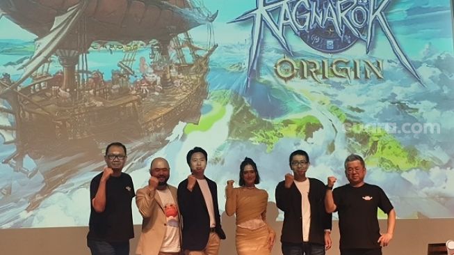 Peluncuran Ragnarok Origin di Jakarta, Kamis (6/4/2023). [Suara.com/Dythia Novianty]