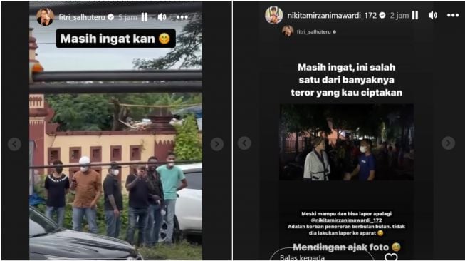 Fitri Salhuteru unggah bukti Nikita Mirzani pernah diteror (Instagram/@fitri_salhuteru)