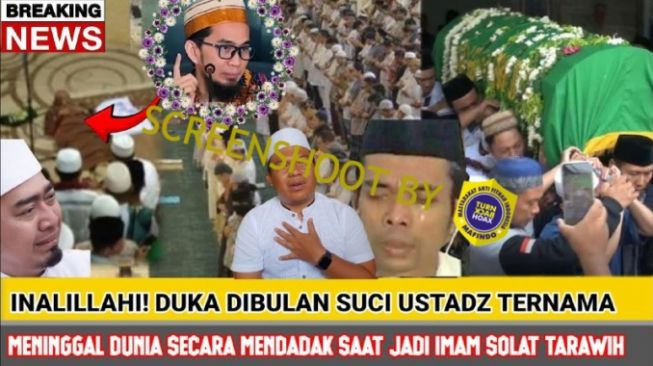 CEK FAKTA: Innalilahi Ustaz Adi Hidayat Meninggal saat Jadi Imam Salat Tarawih, Benarkah?