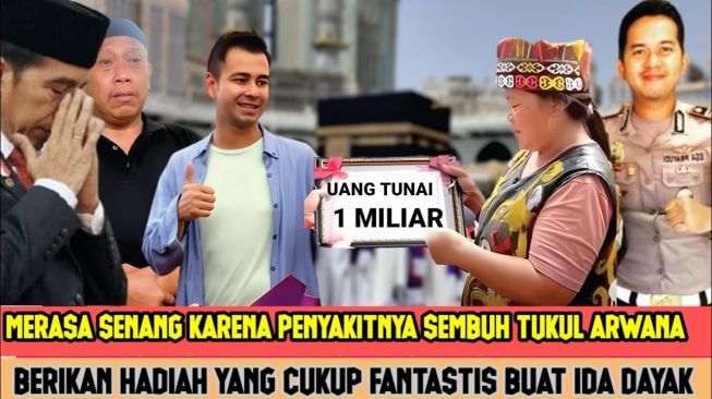 CEK FAKTA: Ida Dayak Dapat Uang 1 Miliar Usai Sembuhkan Tukul Arwana, Benarkah?