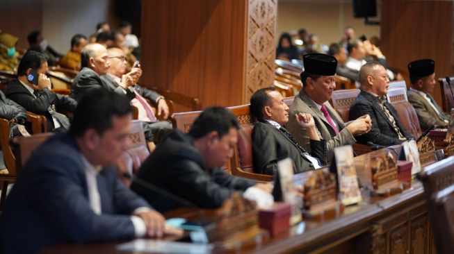 Suasana rapat paripurna DPRD Sumatera Selatan