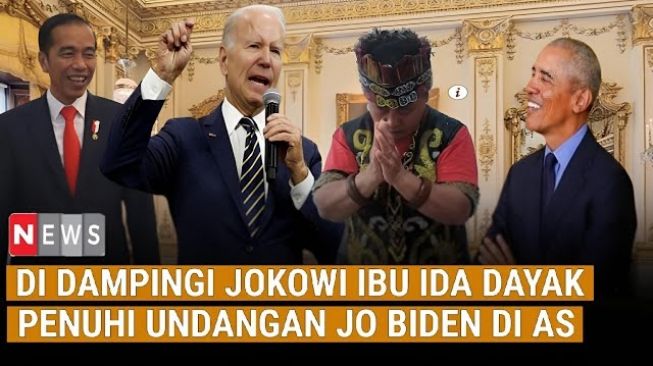 CEK FAKTA: Jokowi Dampingi Ida Dayak Temui Presiden Joe Biden di AS, Benarkah?