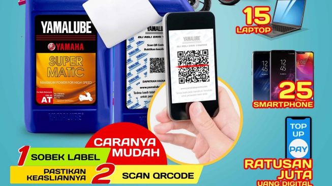 Cara mengikuti Gebyar Hadiah Sobek Label Yamalube [PT YIMM].