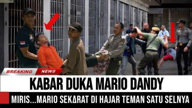 CEK FAKTA: Kabar Duka, Mario Dandy Sekarat Dihajar Teman Satu Sel, Benarkah?