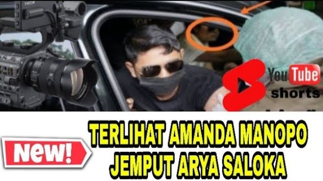 Cek Fakta: Amanda Manopo Jemput Arya Saloka Pulang Umrah