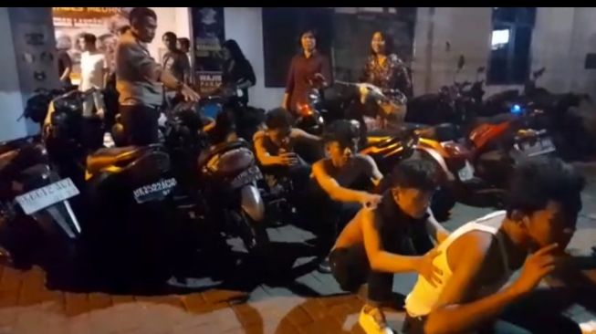 Bawa Sajam, Puluhan Kawanan Pemotor di Medan Ditangkap Polisi