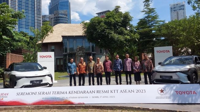 Toyota bZ4X jadi mobil resmi KTT Asean. (Foto: Mnauel Jeghesta)