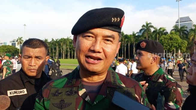 Kasum TNI Letjen Bambang Ismawan. (Suara.com/M Yasir)