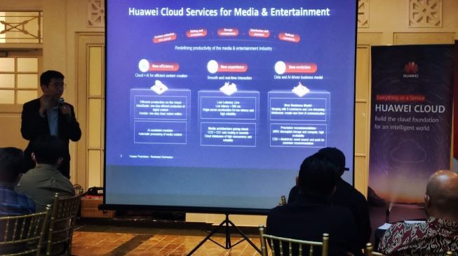 Kolaburasi Huawei dan AMSI dalam Cloud Media Roundtable untuk Pimpinan TI di Industri Media di Jakarta. [Suara.com]