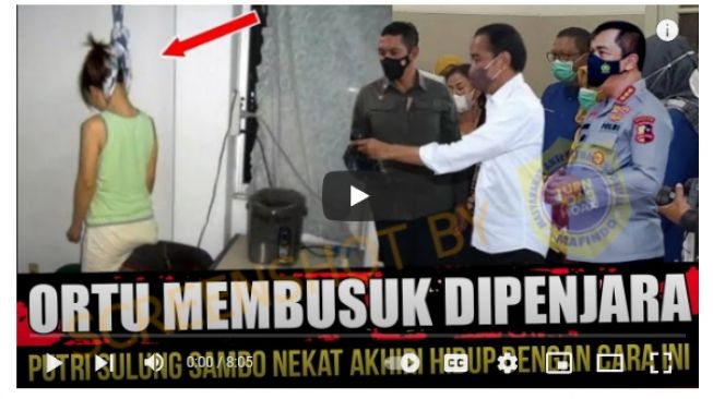 CEK FAKTA: Ortu Membusuk di Penjara, Putri Ferdy Sambo Nekat Gantung Diri, Benarkah?