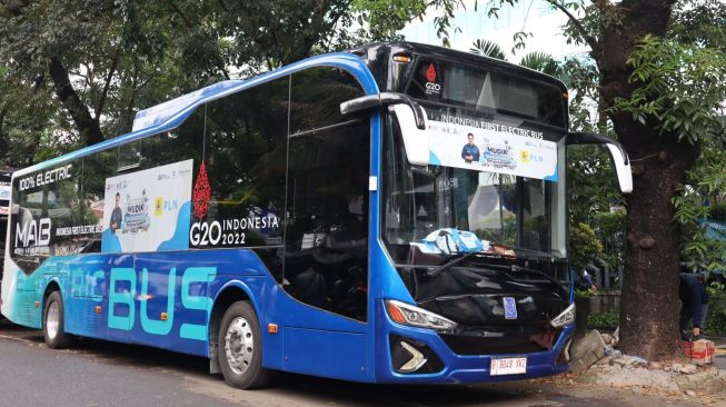 Bus Listrik MAB Jadi Kendaraan Mudik Gratis 2023 Bersama PLN