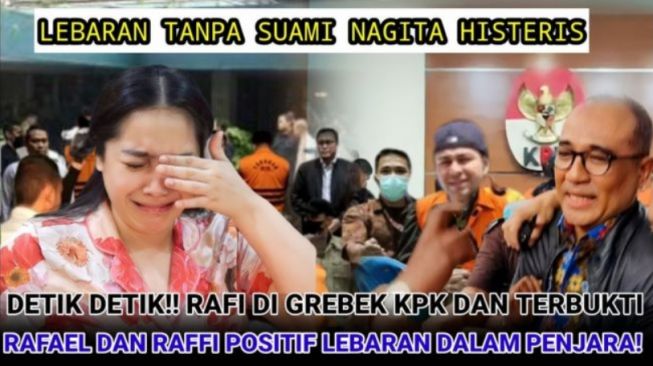 CEK FAKTA: Nagita Slavina Histeris Raffi Ahmad Digerebek atas Kasus Pencucian Uang, Benarkah?