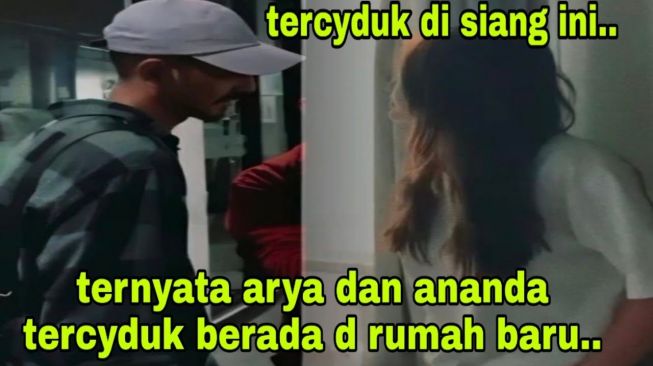 hoax Arya Saloka dan Amanda Manopo terciduk sedang asyik di rumah rahasia (Youtube/HITS TV)