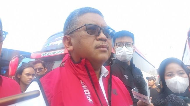 Sekretaris Jenderal DPP PDIP Hasto Kristiyanto. (Suara.com/Bagaskara)