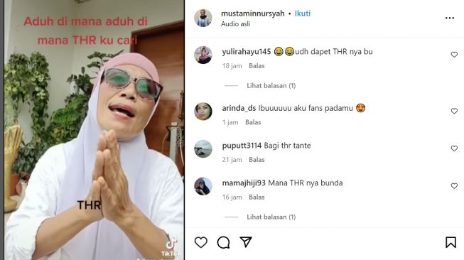 Ibu Indah Permatasari, Nursyah (Instagram /mustaminursyah)