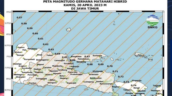 Peristiwa Gerhana Matahari Hibrid, Wilayah Bojonegoro Terlihat 60 Persen