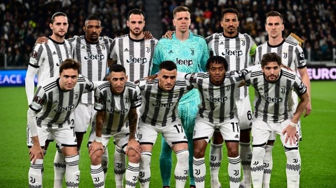 Para pemain Juventus. [Marco BERTORELLO / AFP]