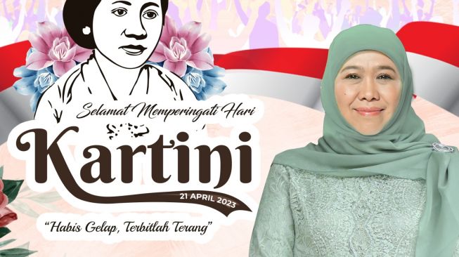 Peringatan 21 April, Gubernur Khofifah: RA Kartini adalah Sosok Pejuang yang Teguh dan Tak Mudah Menyerah