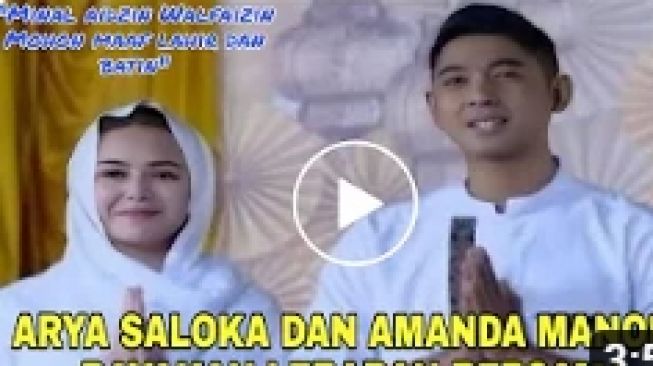 CEK FAKTA: Arya Saloka dan Amanda Manopo Rayakan Lebaran Bersama, Benarkah?