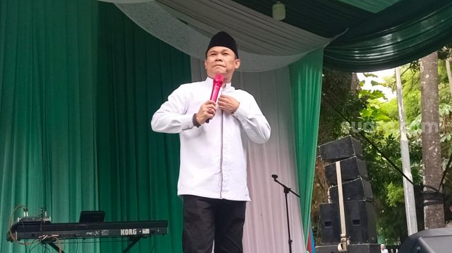 Akri Patrio ditemui di Depok, Jawa Barat pada Selasa (25/4/2023). [Suara.com/Rena Pangesti]