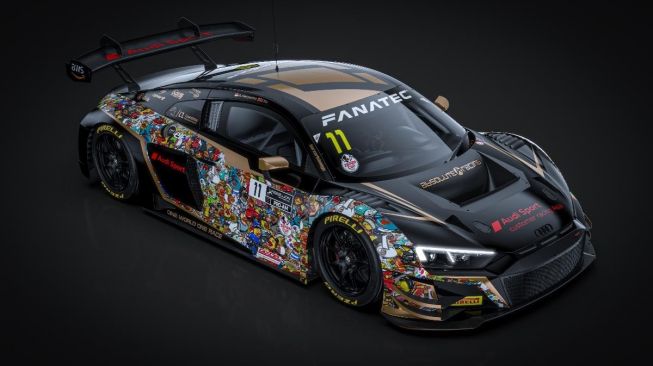 Tunggangan balap Audi R8 LMS GT3 evo II yang digunakan dalam laga 2023  [Audi Sport Asia].