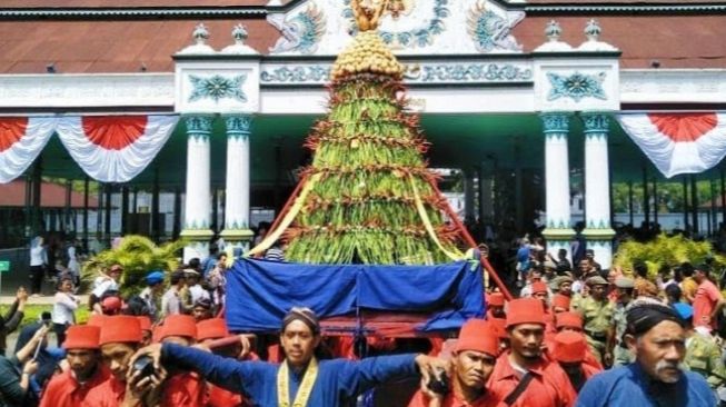 Grebeg Syawal Keraton Yogyakarta? (Suara.com/Arendya)