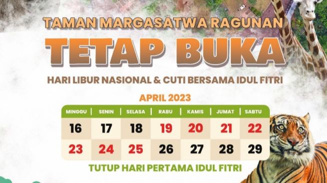 Libur Lebaran 2023 di Taman Margasatwa Ragunan: Jam Buka, Cara Pesan Tiket Masuk dan Fasilitas