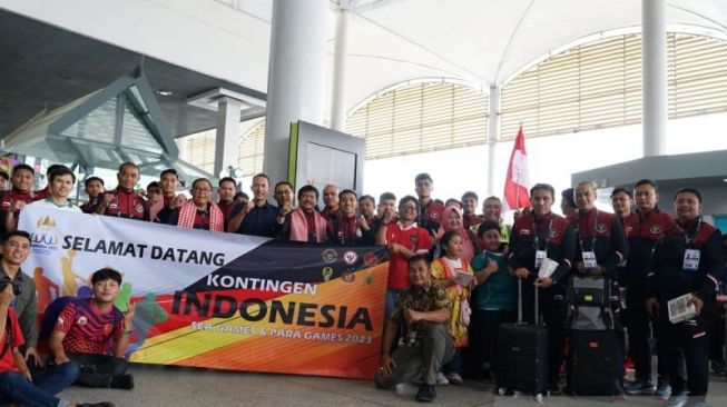 Pasukan Timnas Indonesia U-22 Tiba di Kamboja, Alfeandra Dewangga: Fokus Rebut Emas SEA Games