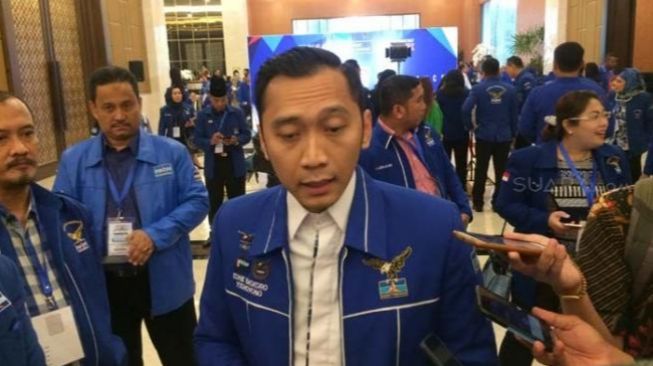 Ketua Komisi Pemenangan Pemilu DPP Partai Demokrat, Edhie Baskoro Yudhoyono. [Suara.com/Muhamad Yasir]