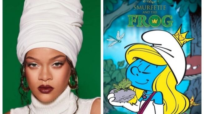 Rihanna Didapuk Jadi Pengisi Suara Smurfette di Film Smurf, Tayang 2025!