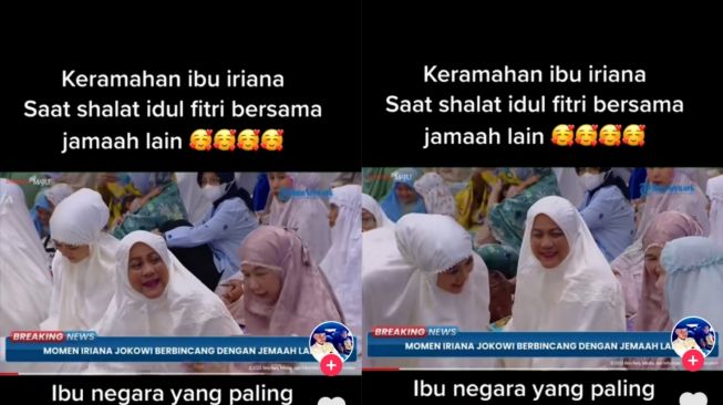 Dikenalkan Ibu Iriana Jokowi Pada Warga Saat Shalat Idul Fitri, Reaksi Responsif Erina Gudono Tuai Pujian