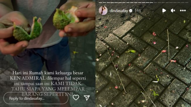 Rumah Dinda Safay diteror pasca kasus adiknya dianiaya anak AKBP Achiruddin. (Instagram/ dindasafay)