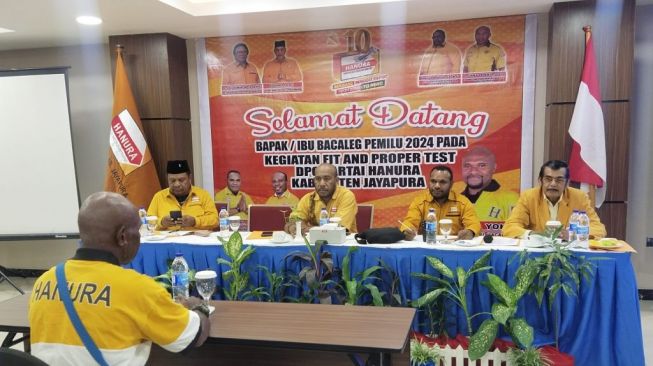 Gelar Fit and Proper Test, Hanura Jayapura Siapkan Bacaleg Terbaik Pemilu 