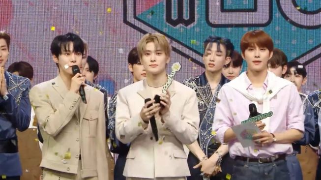 Selamat, NCT DoJaeJung Raih Trofi Kedua Lagu Perfume di Music Core