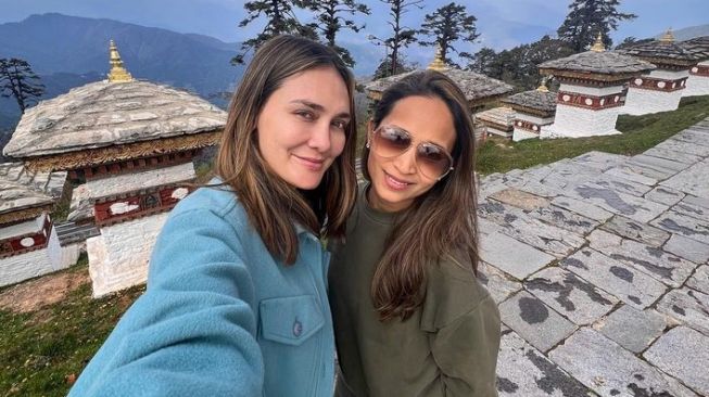 Potret Luna Maya di Bhutan. (Instagram/@lunamaya)