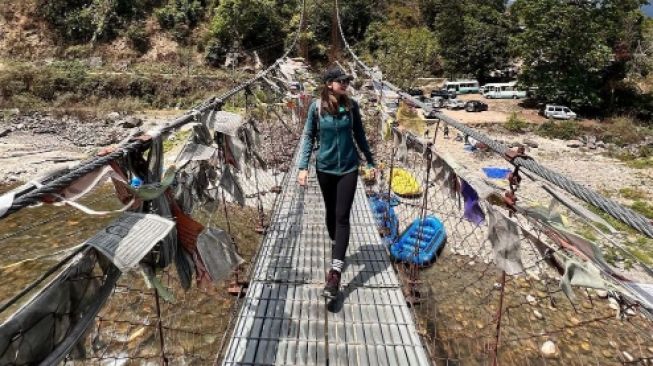 Potret Luna Maya di Bhutan. (Instagram/@lunamaya)