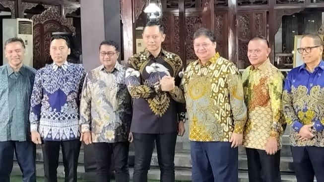 Temui AHY di Cikeas Bogor, Airlangga Punya Kesepakatan dengan Partai Demokrat Soal Ini