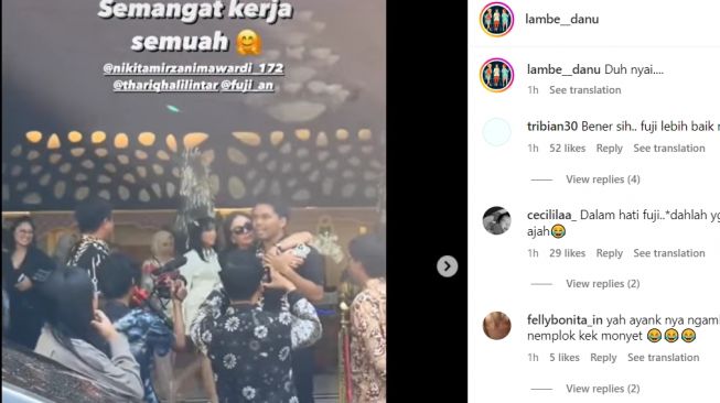 Thariq Halilintar Diam Saja Saat Dipeluk Nikita Mirzani, Netizen: Duta Prinsip Digelendotin Janda Mau